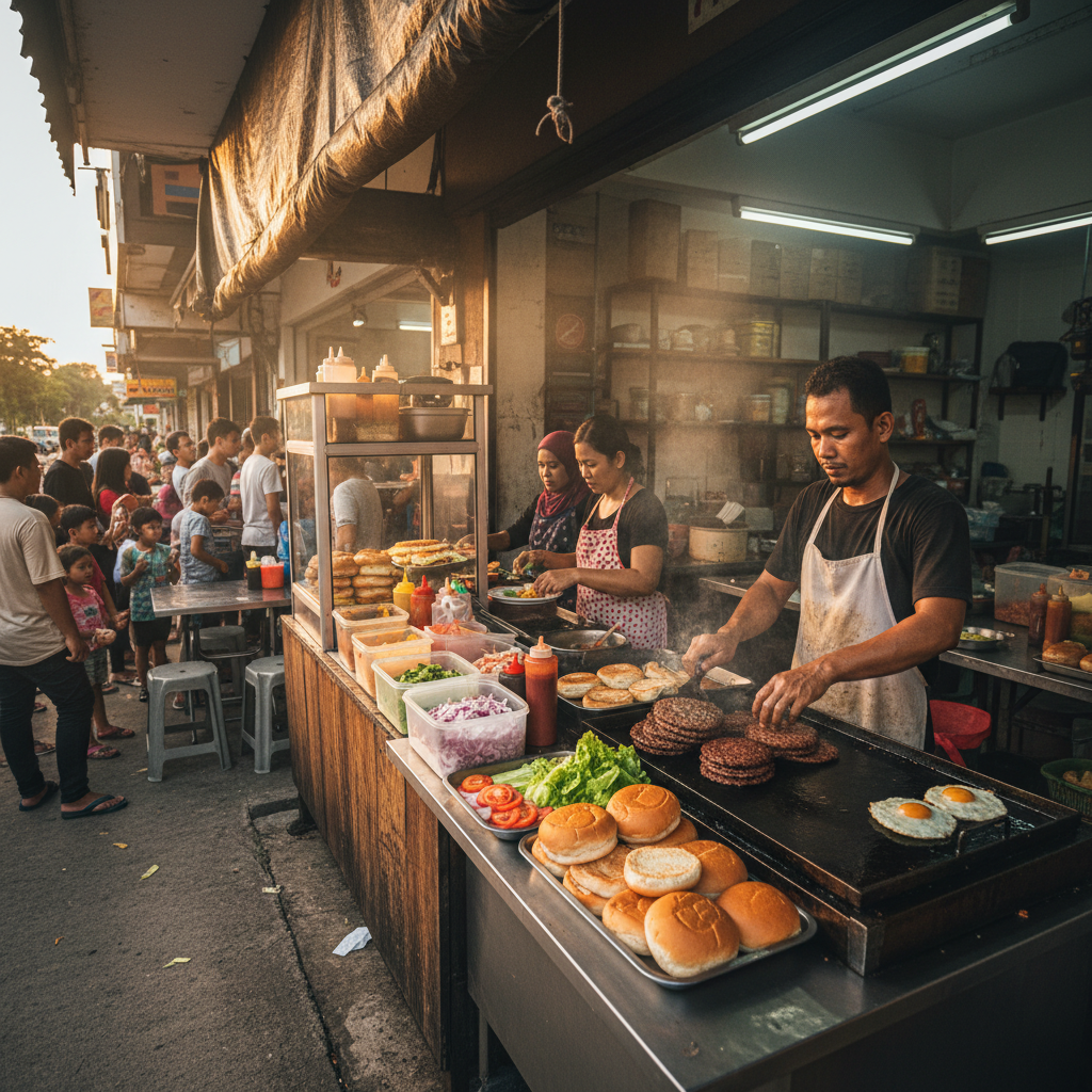 Burger Mek Jaa 1 Burger Terbaik Mek Jaa Malaysia