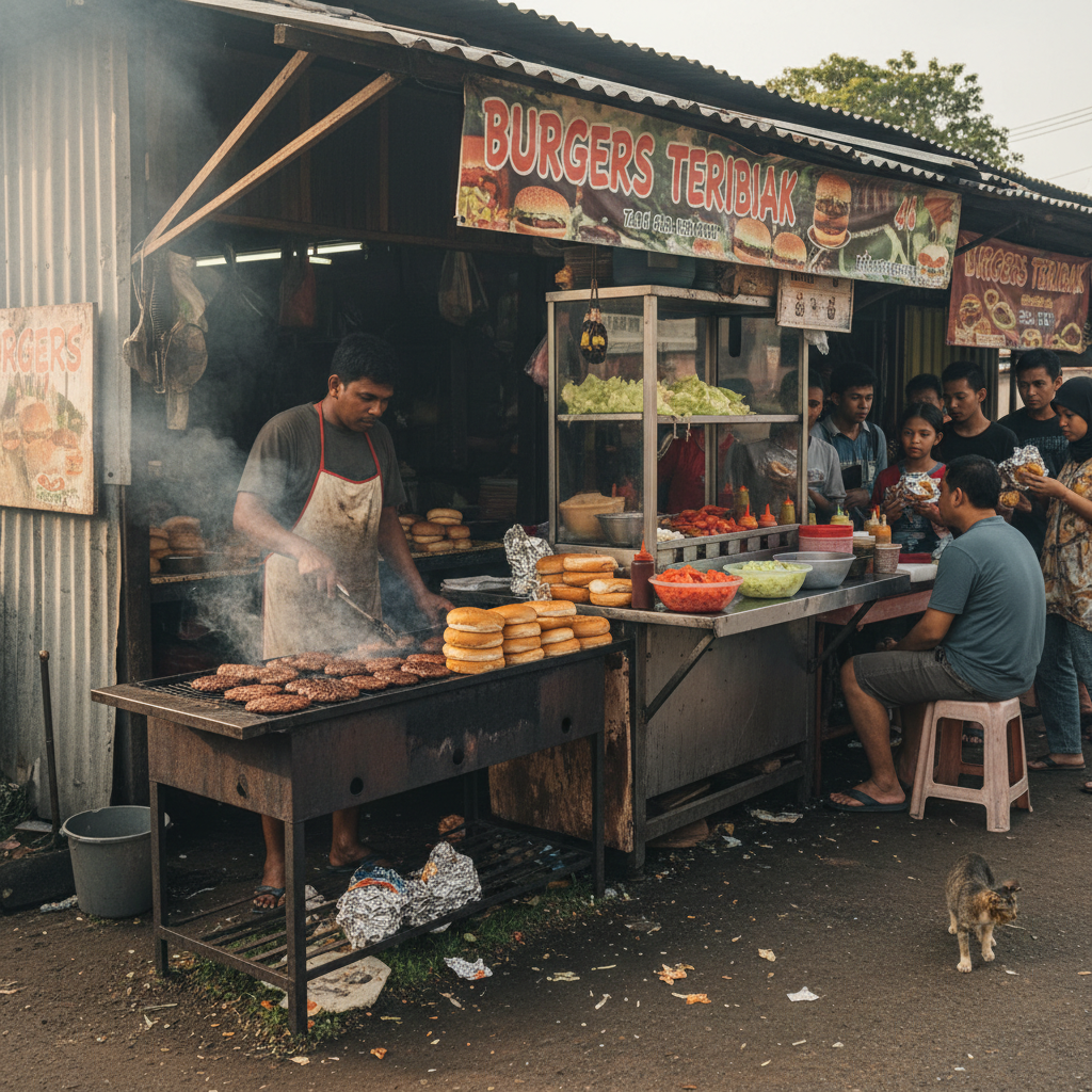 Burger Terbaik Pasir Mas - Rasa Juicy