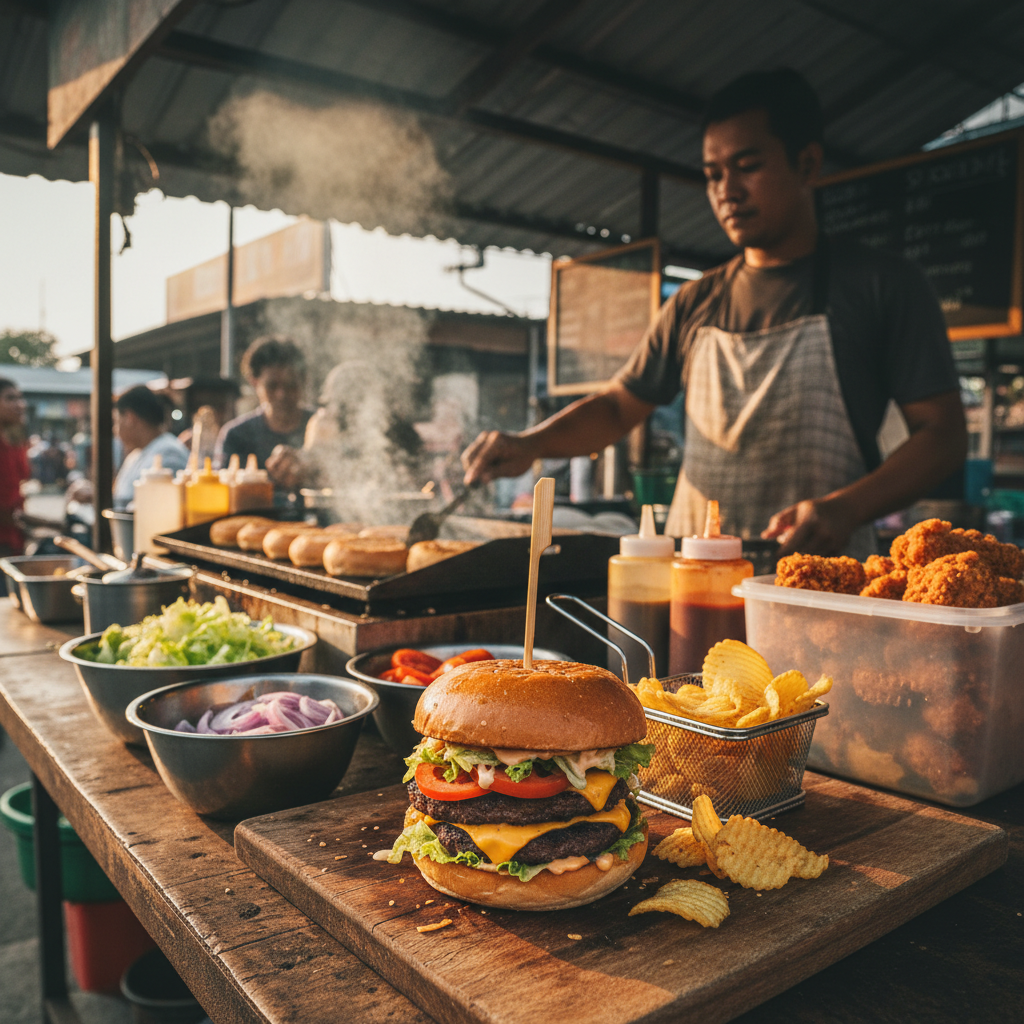 Burger Terbaik di Daerah Segamat 1 Burger Terbaik Segamat | Gambar & Lokasi