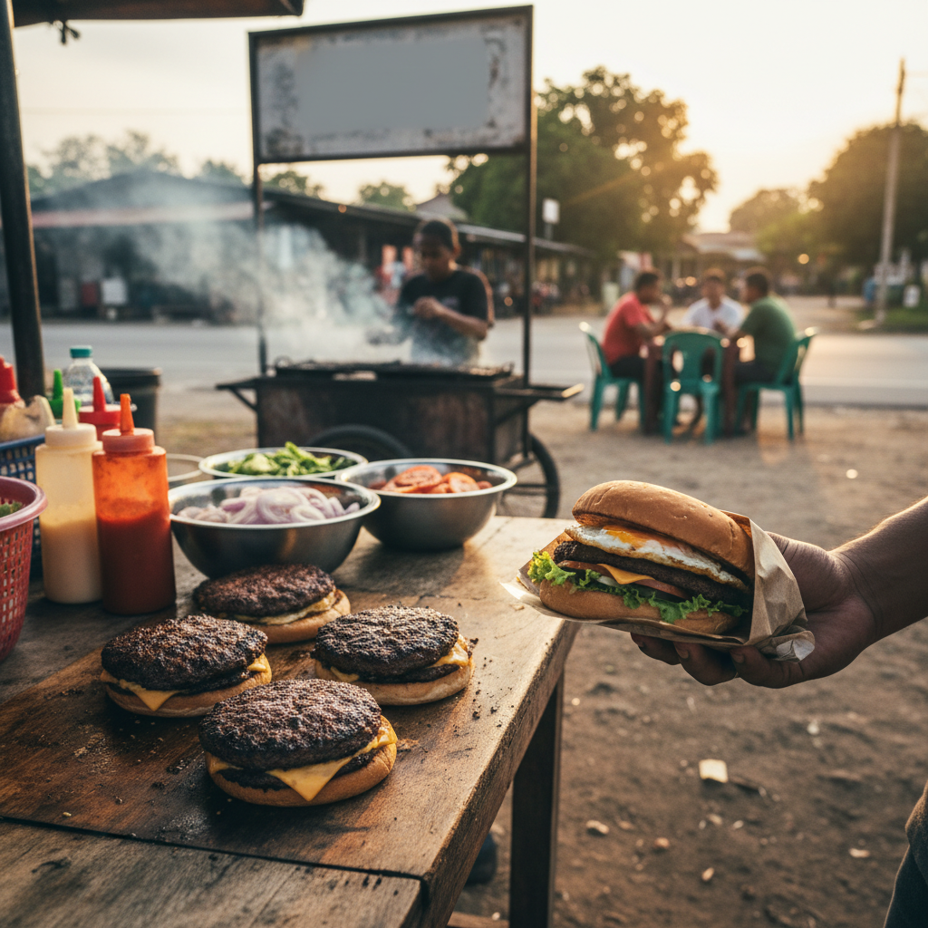 Burger Terbaik di Kampong Pangkal Kalong