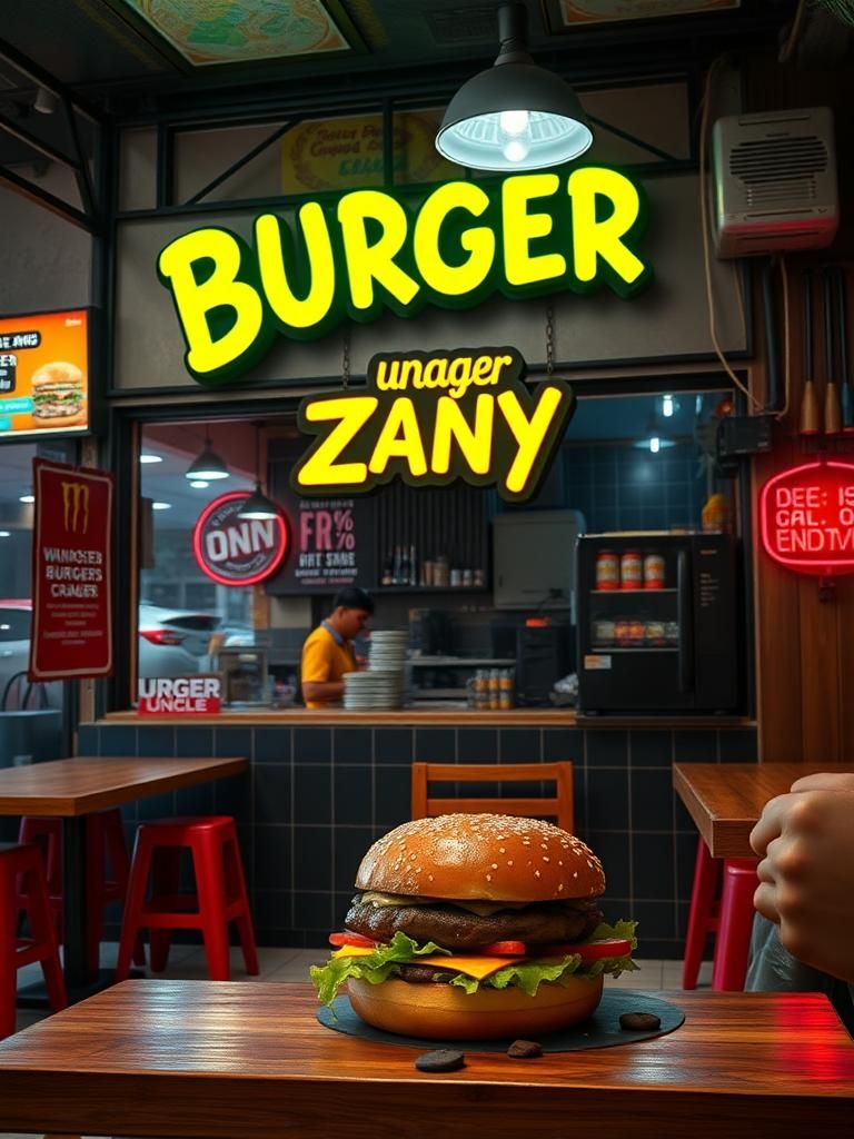 Burger Uncle Zany 1 Burger Uncle Zany