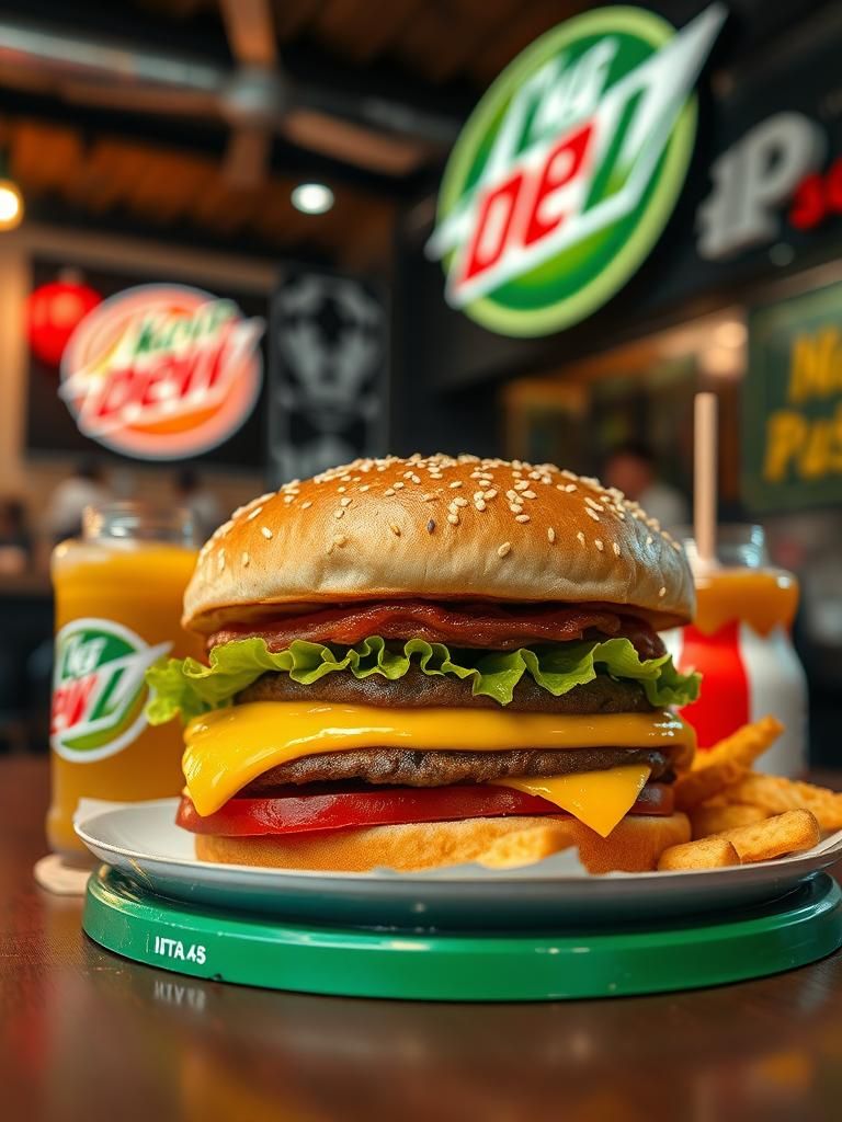 Burger banjir kg dew