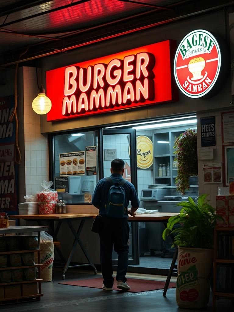 Burger mamad jalanan
