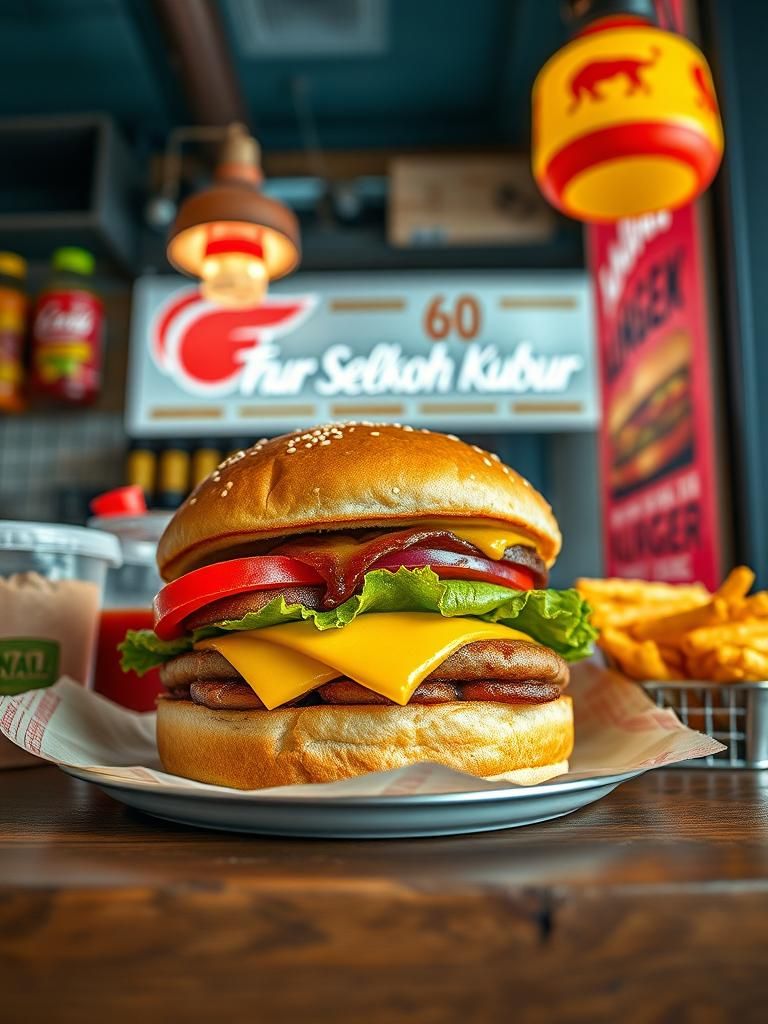 Burger selekoh kubur 1 Burger selekoh kubur