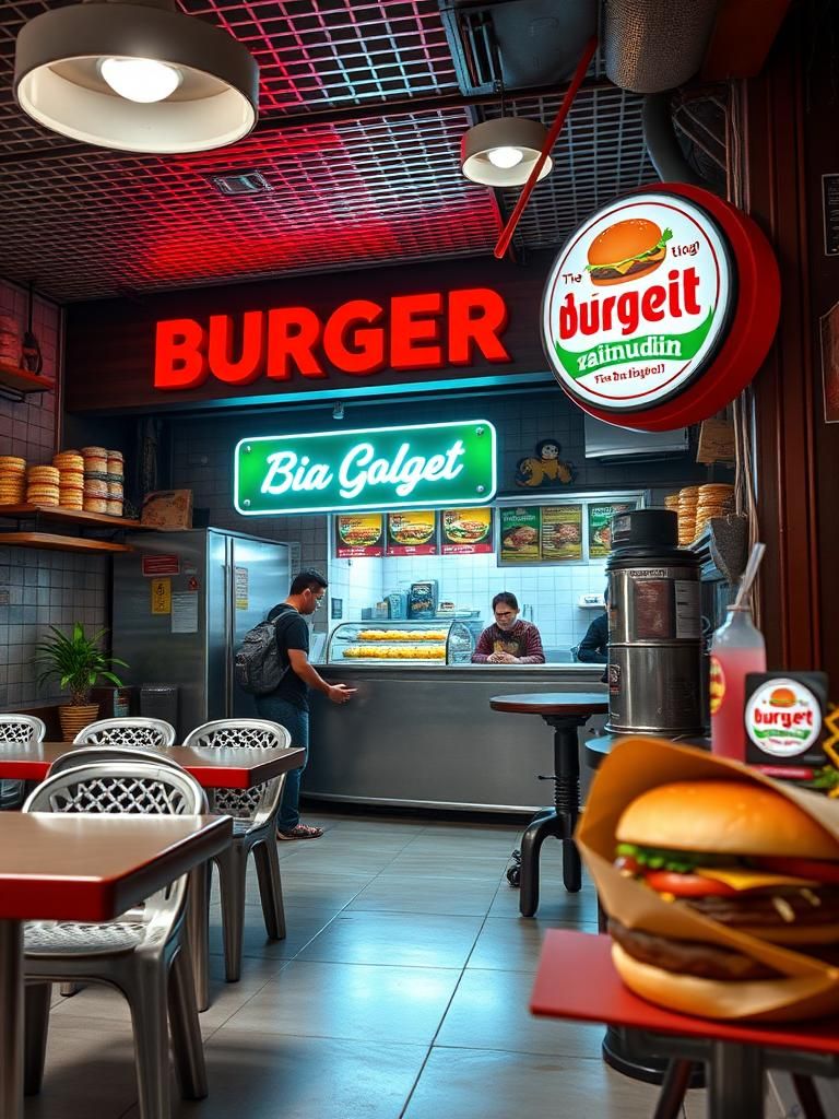 Burger simpang tiga Zainudin 1 Burger simpang tiga Zainudin