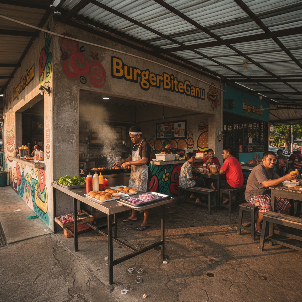 BurgerBiteGanu 1 BurgerBite Terbaik di Kuala Terengganu
