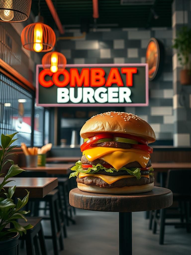 COMBAT BURGER 1 COMBAT BURGER
