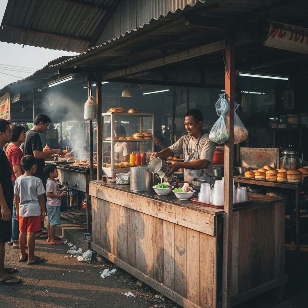 Cendol Atok SG Besar Yang Terkenal