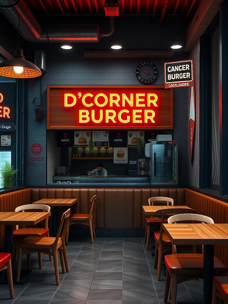 D'Corner Burger 1 D’Corner Burger