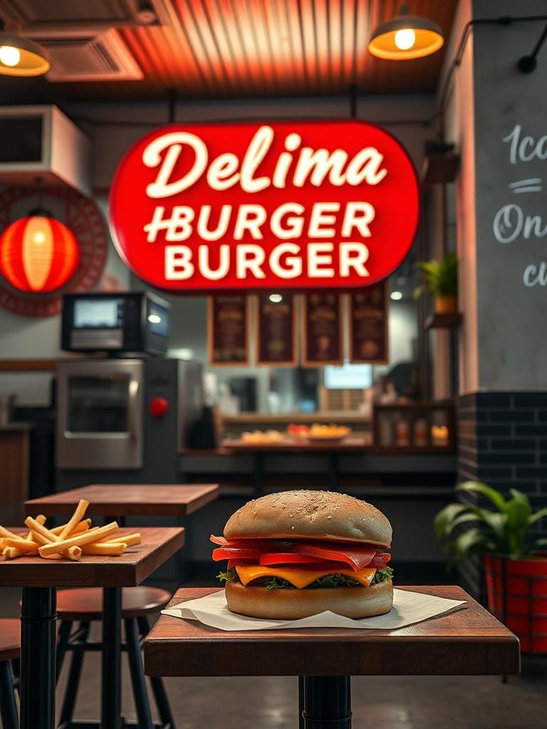 Delima Hot Burger 1 Delima Hot Burger