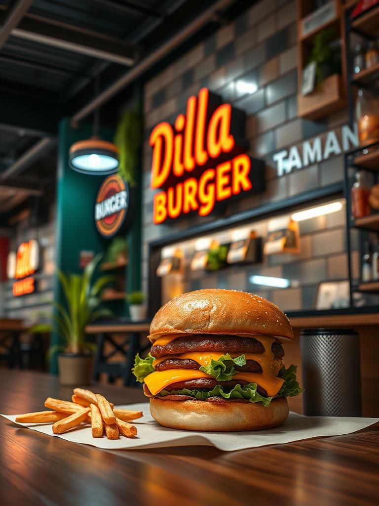 Dilla Burger – Taman Bagus