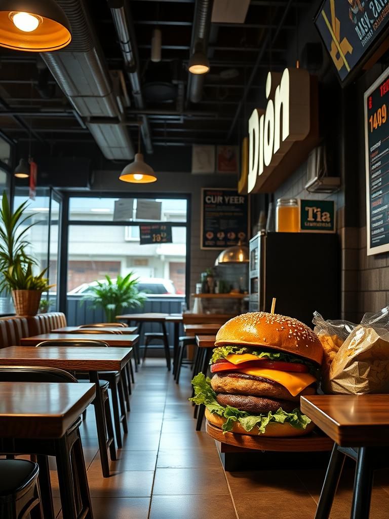 Din burger jb 1 Din burger jb