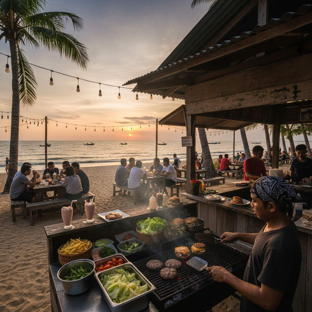 ESCOBAR BEACH BURGER 1 Escobar Beach Burger Hebat