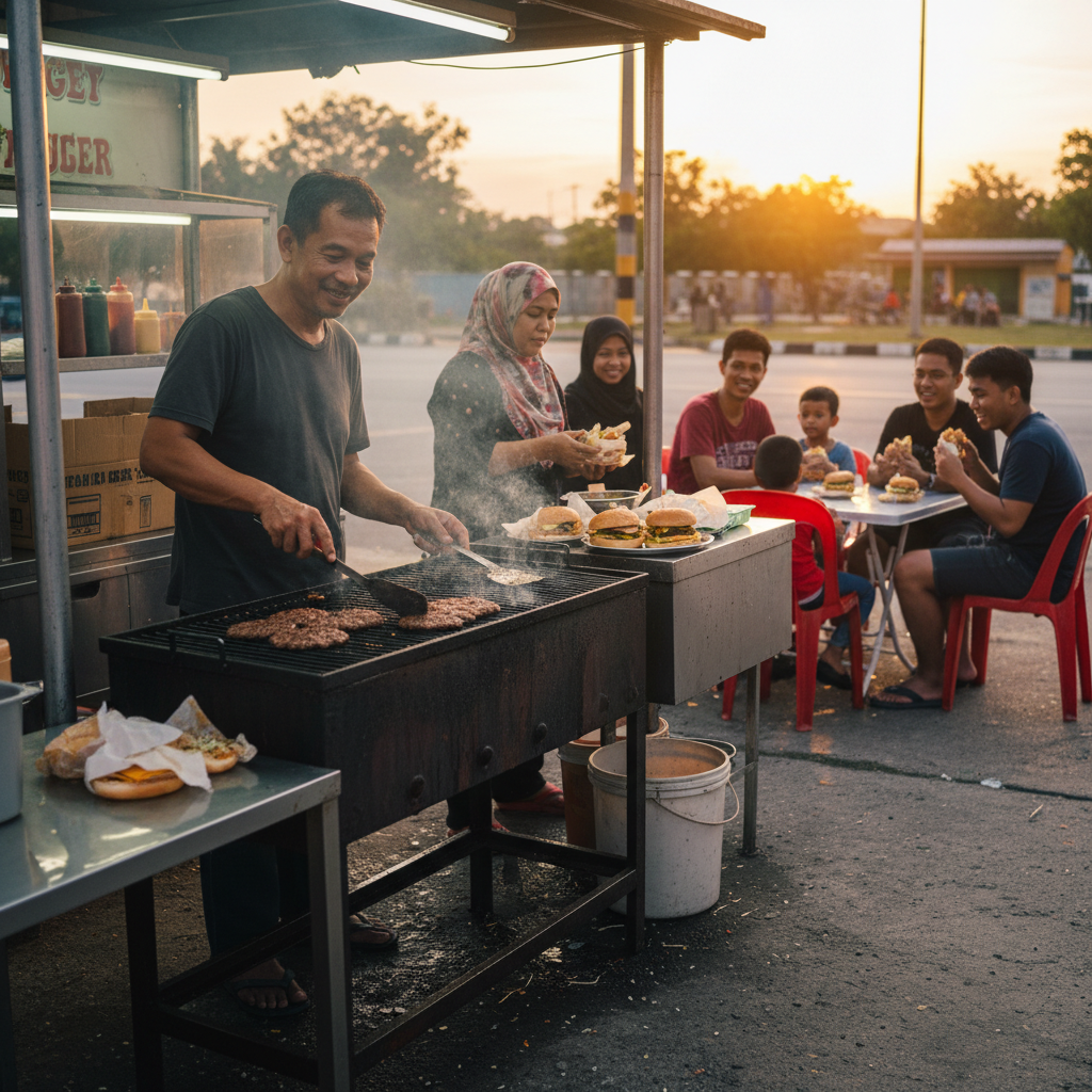 Family Burger Peserai Sedap & Istimewa