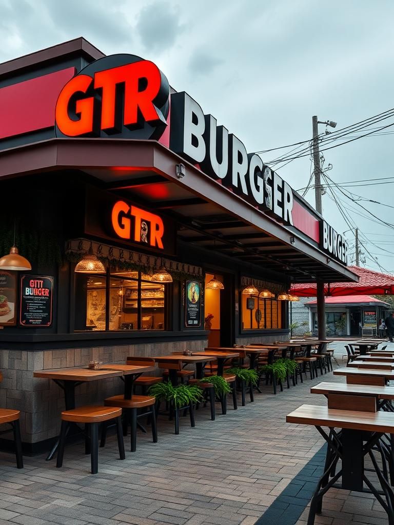 GTR Burger Bagan Ajam 1 GTR Burger Bagan Ajam