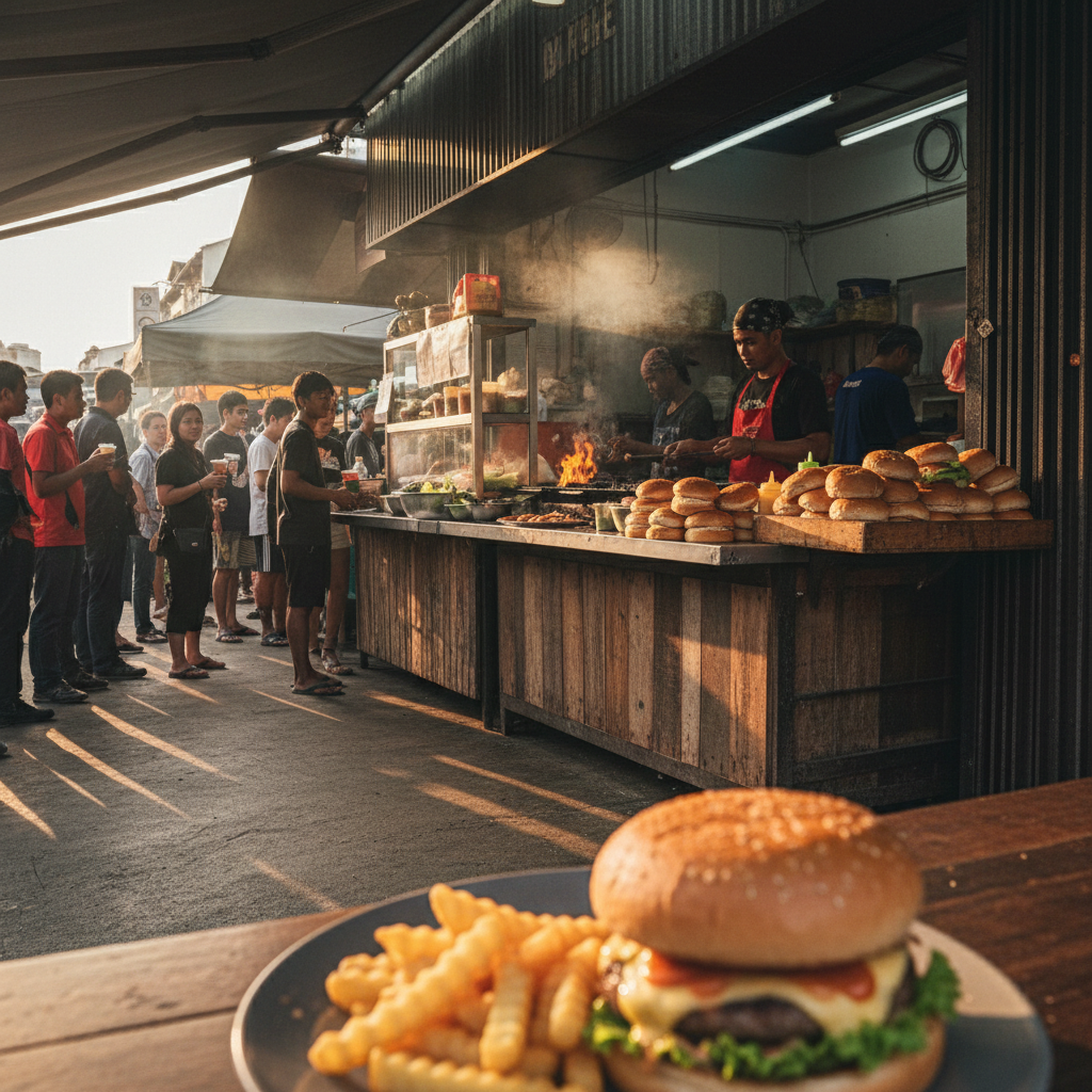 Gambar Burger Che Terbaik