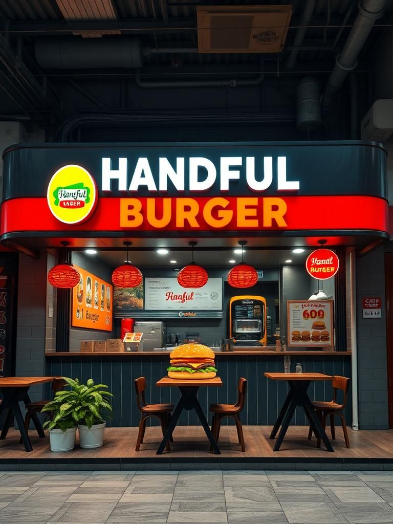 Handful Burger Kota Bharu