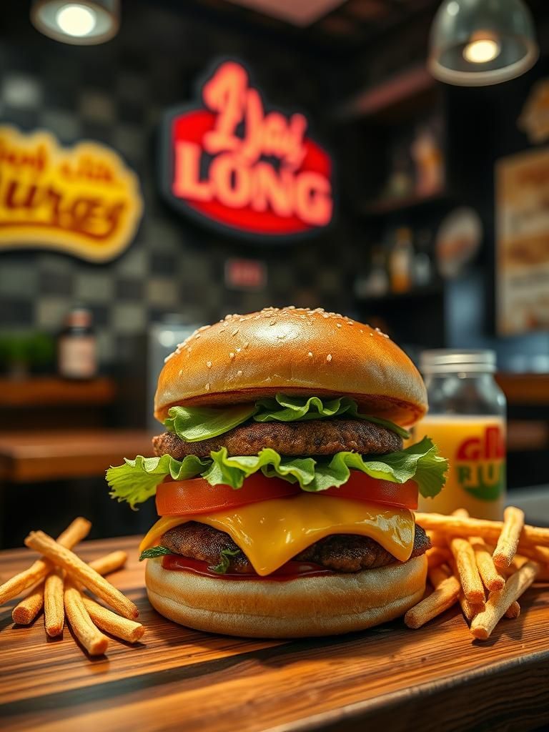 Ijai Long Burger. /Ijai Burger