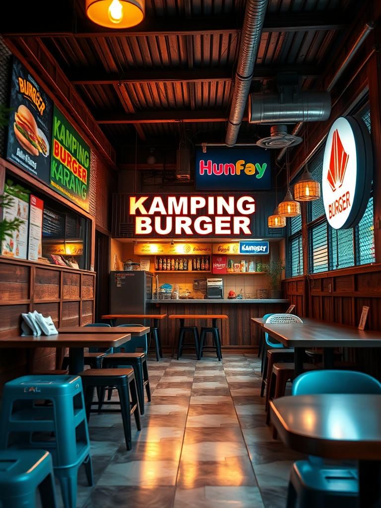 KAMPUNG BURGER SUNGAI KARANG