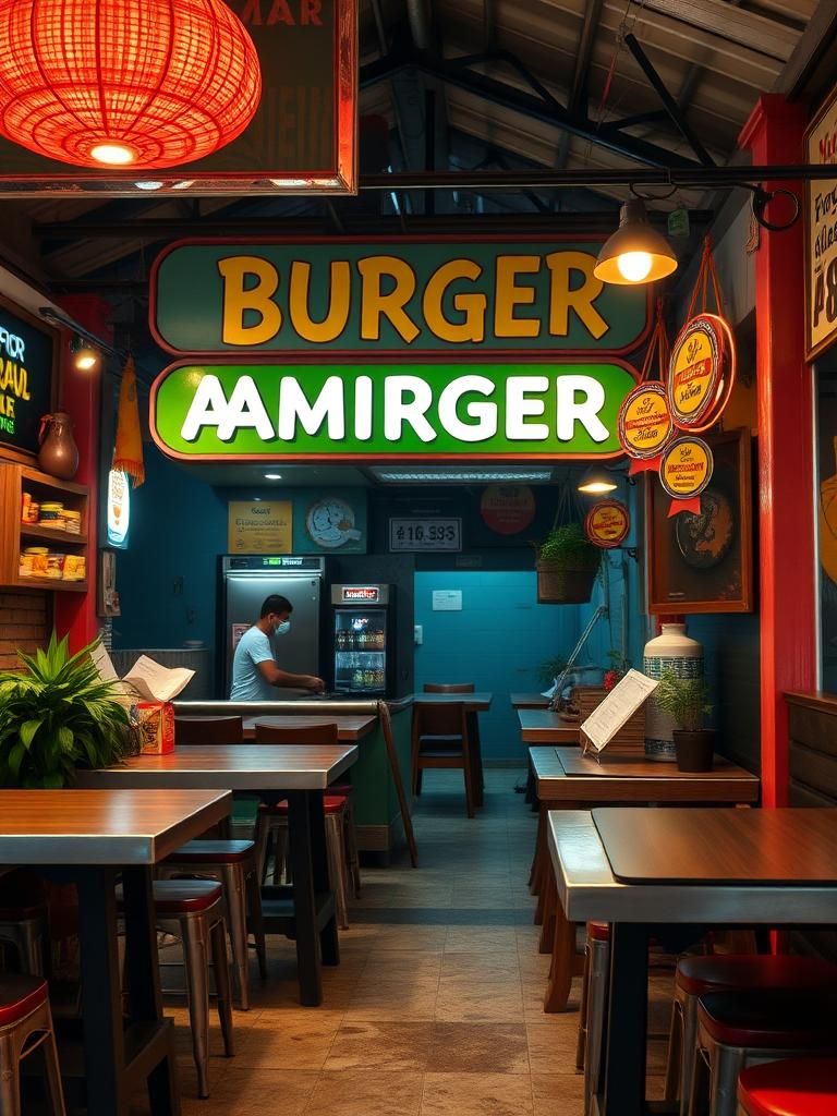 Kampung Burger Armbrothers Paya Keladi