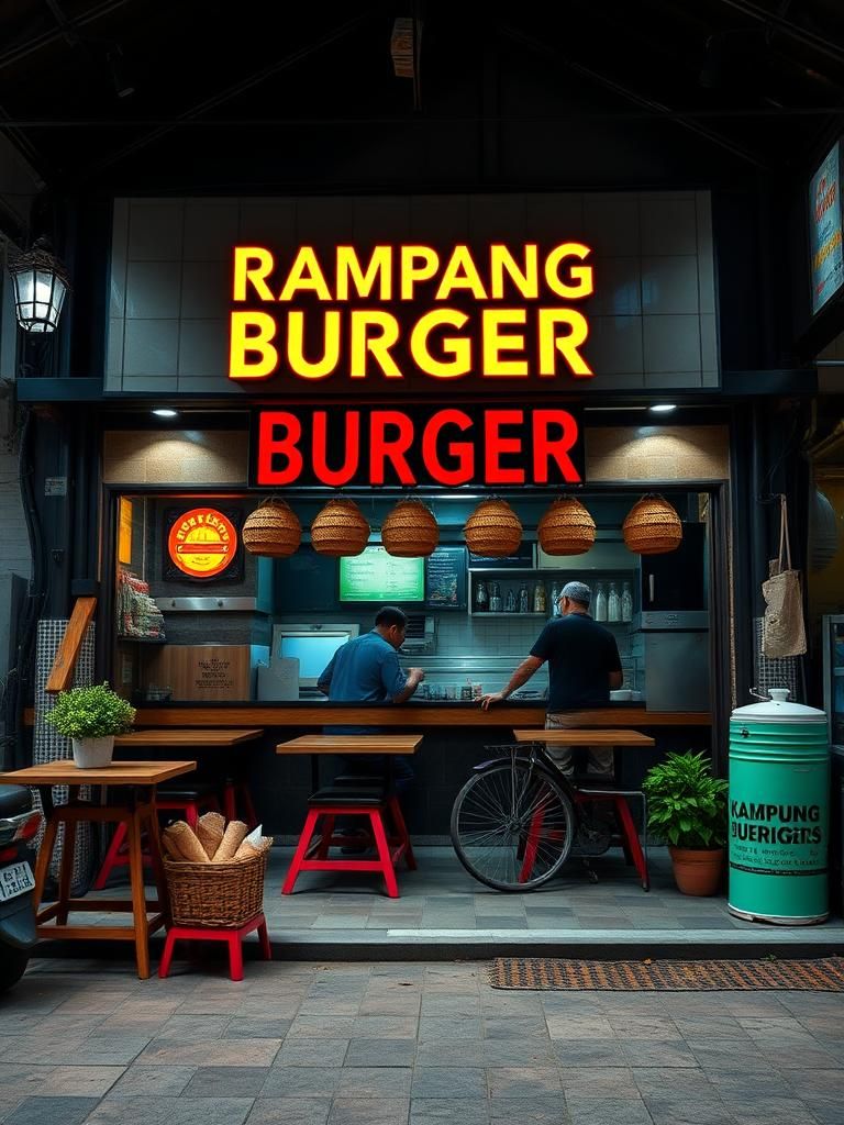 Kampung Burger Bachok 1 Kampung Burger Bachok