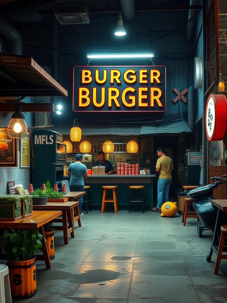 Kampung Burger Berangan 1 Kampung Burger Berangan