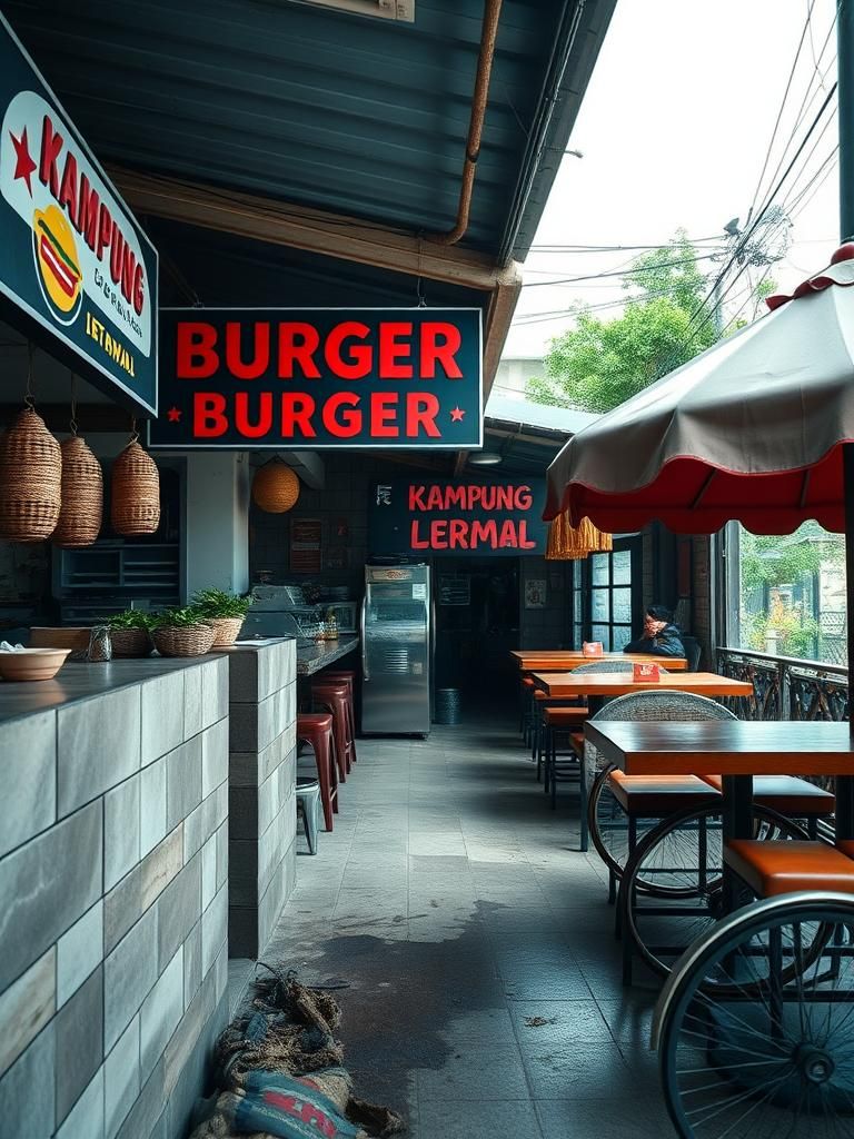 Kampung Burger Lemal