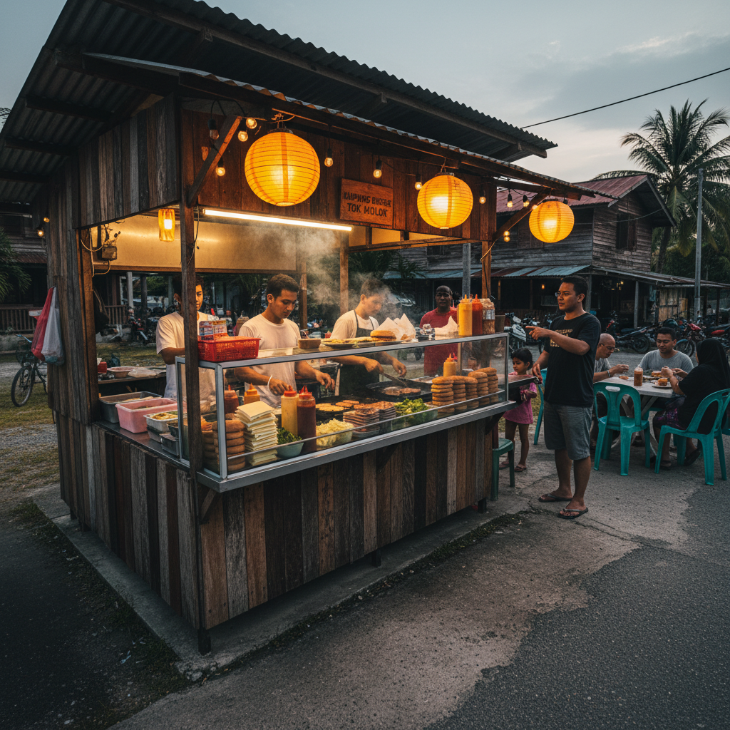 Kampung Burger Tok Molor, Kuala terengganu 1 Kampung Burger Tok Molor, Kuala Terengganu