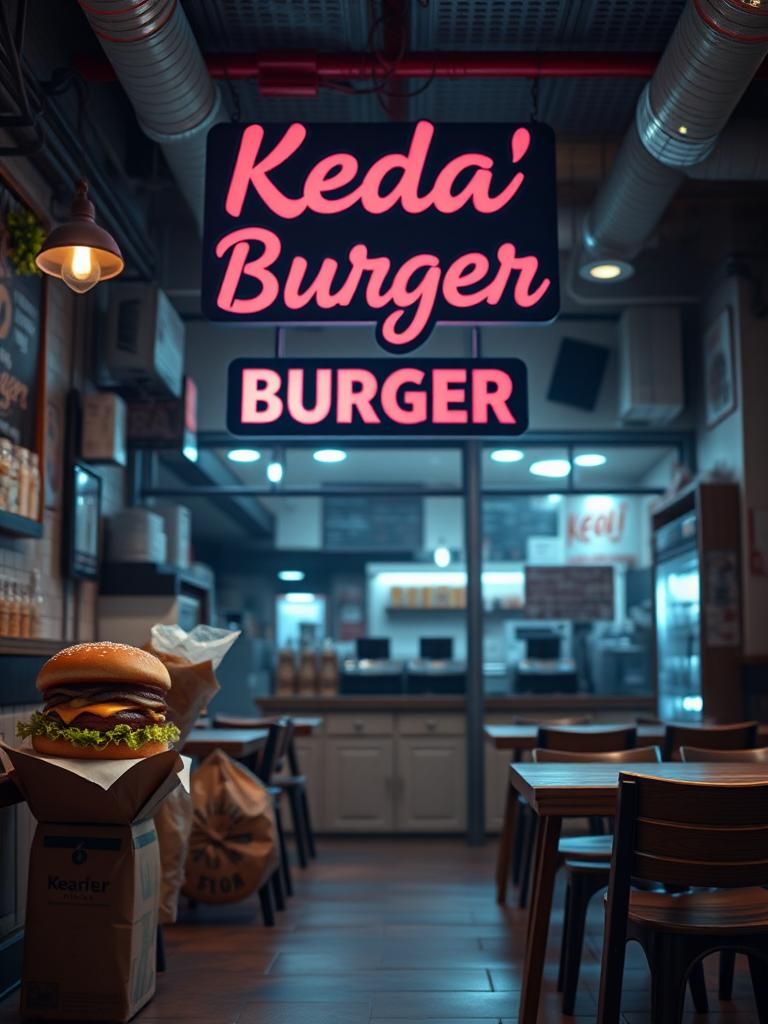 Kedai Burger 1 Kedai Burger