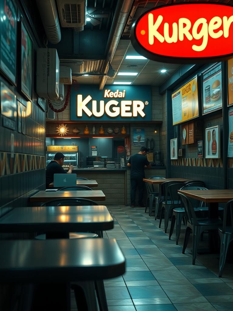 Kedai burger kak nie 1 Kedai burger kak nie