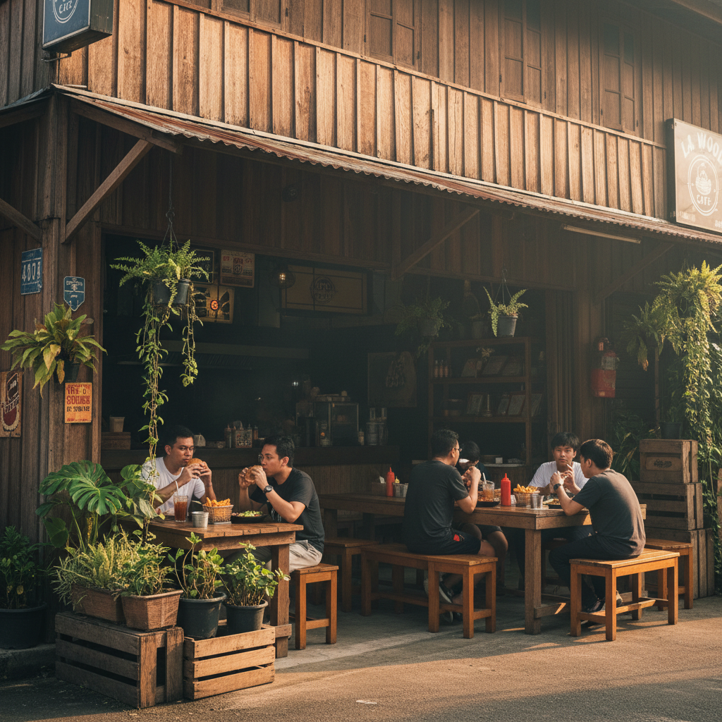 La Wood Cafe | Kopi & Makanan Terbaik