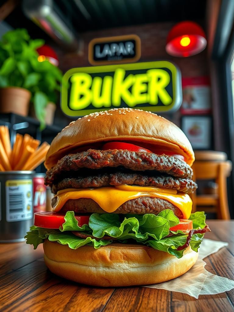 Lapar burger bakar