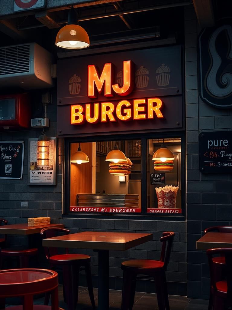 MJ BURGER 1 MJ BURGER