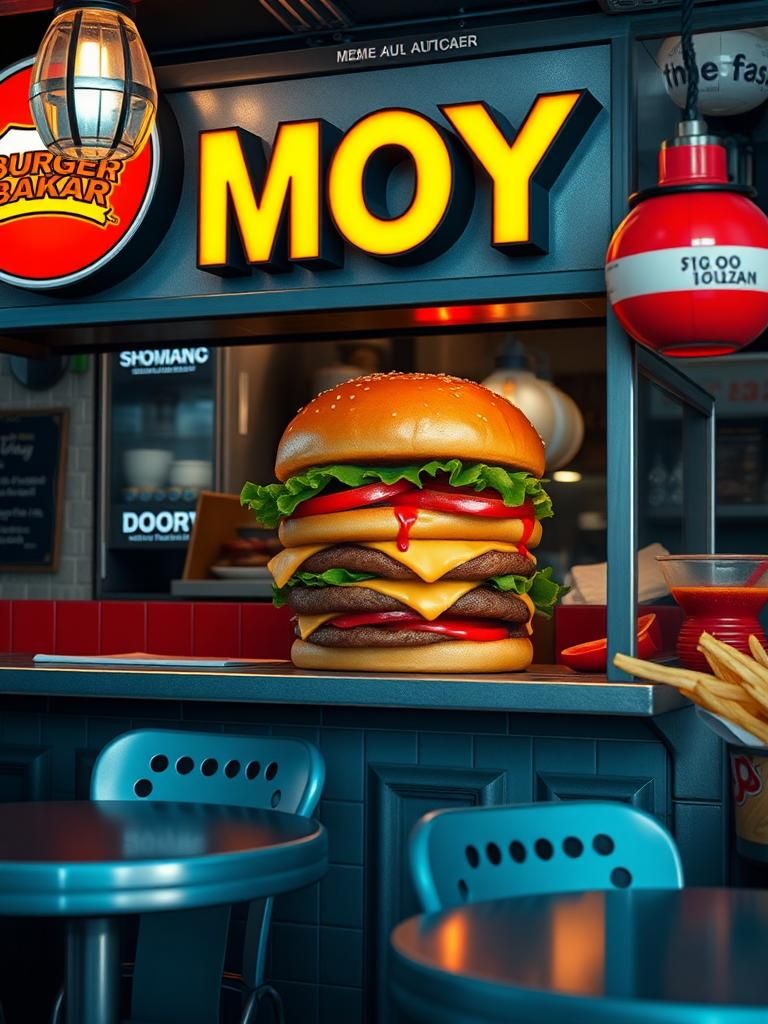 MOY Burger Bakar