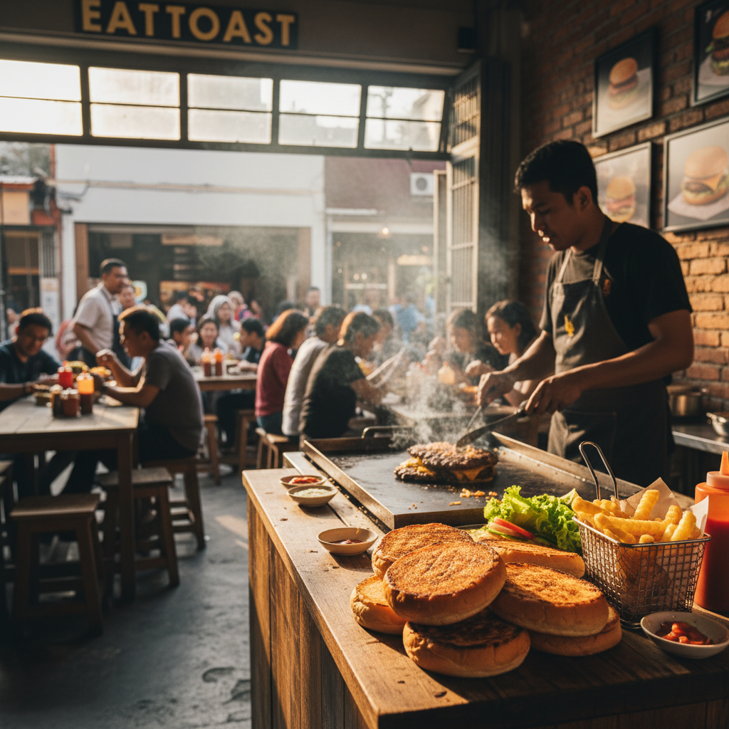 Eat Toast Muar 1 Makan Roti Bakar Muar Terkenal Malaysia