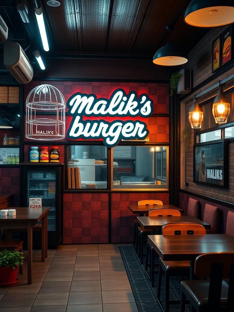 Malik’s burger parit raja darat