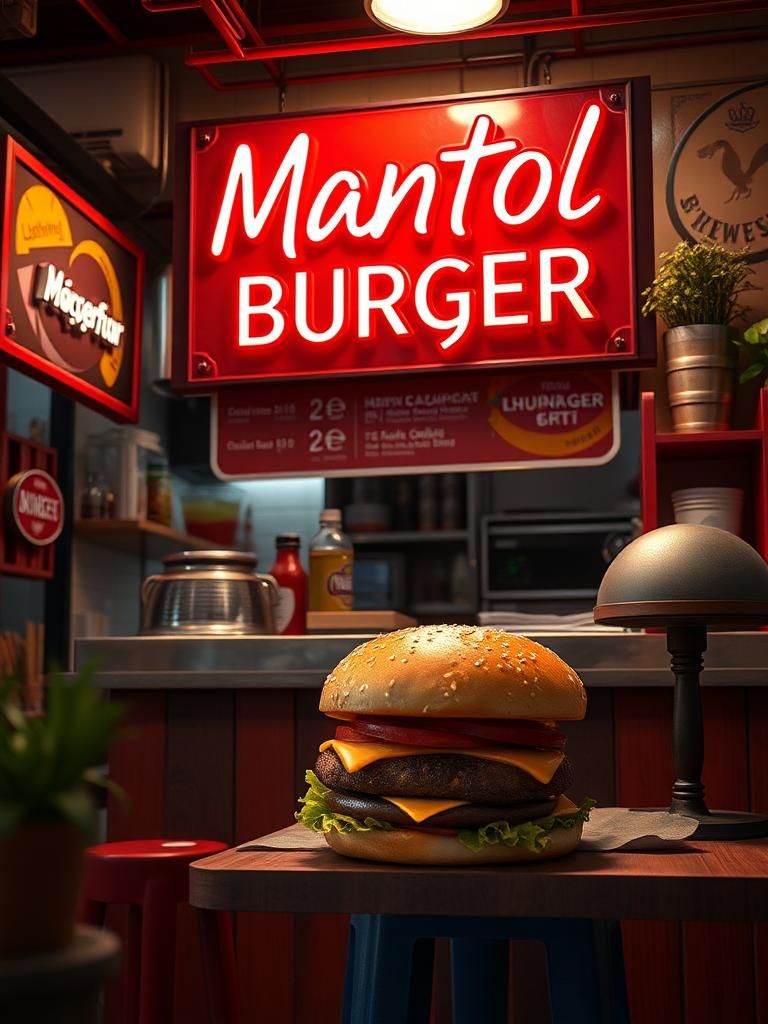 Mantol Burger 1 Mantol Burger
