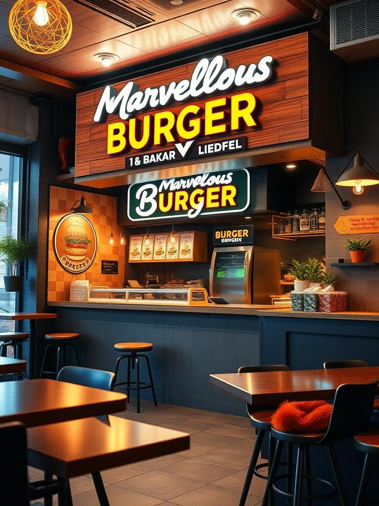 Marvellous Burger & Roti Bakar liedfel