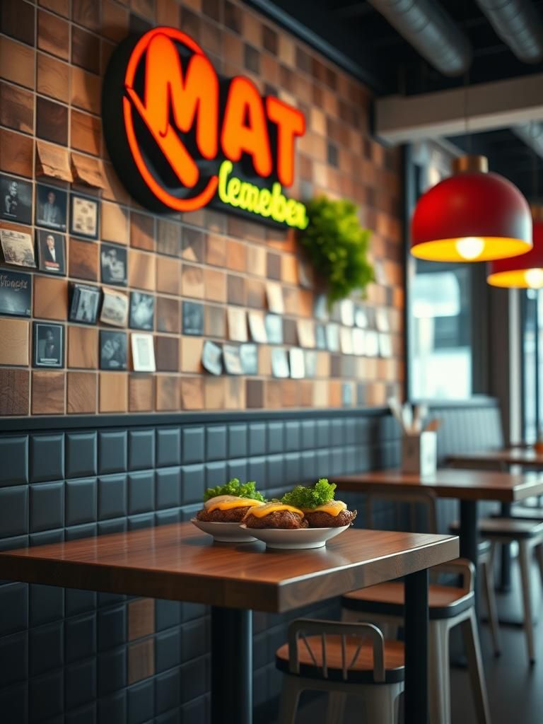 Mat Chicken & Burger 1 Mat Chicken & Burger