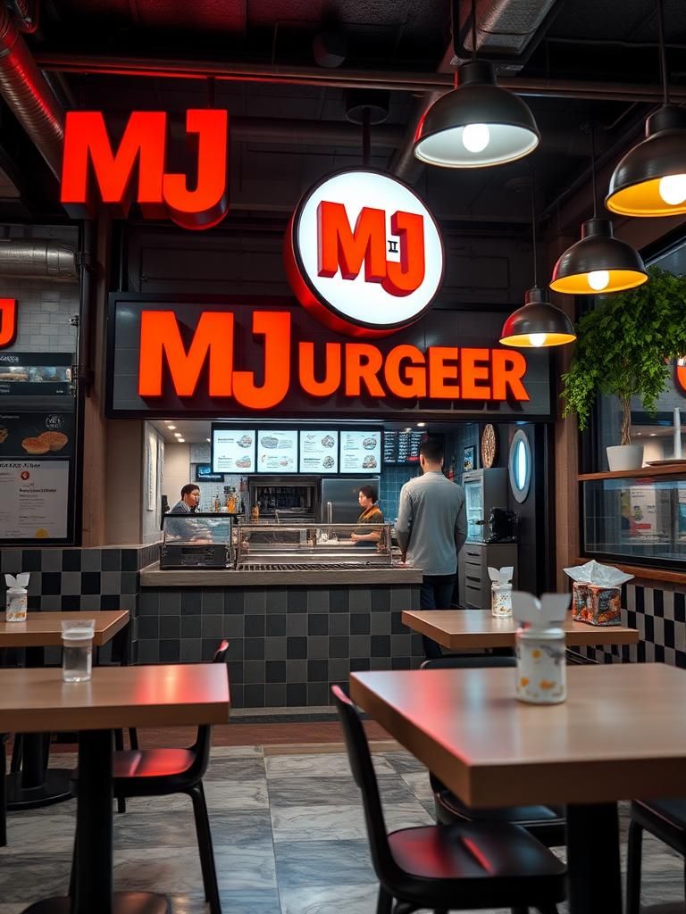 Mj Burger/ice blanded gulam 1 Mj Burger/ice blanded gulam