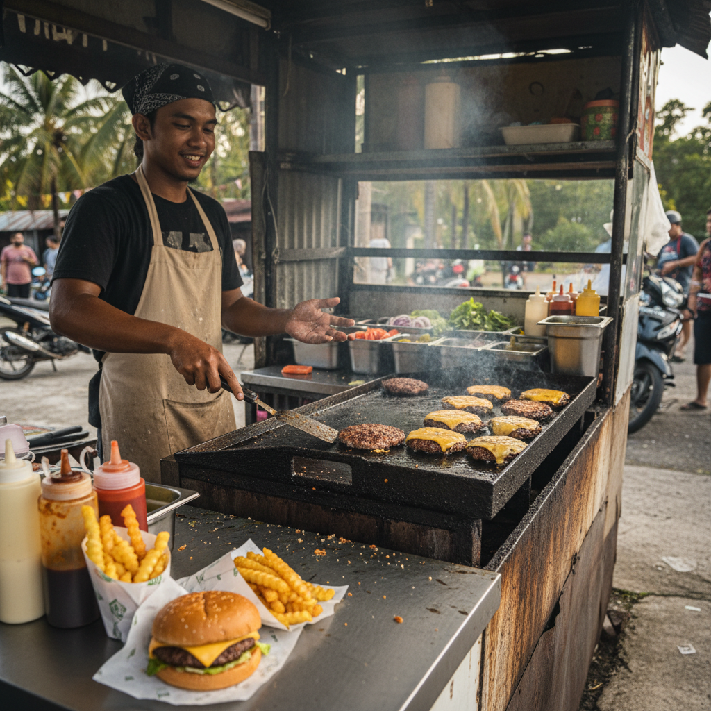 Burger Mj Miylah 1 Mj Miylah Burger: Juicy & Sedap