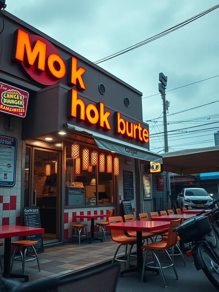 Mok burger station 1 Mok burger station