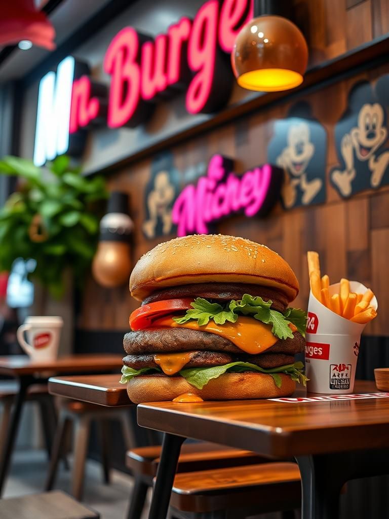 Mr. Burgers By Mickey 1 Mr. Burgers By Mickey
