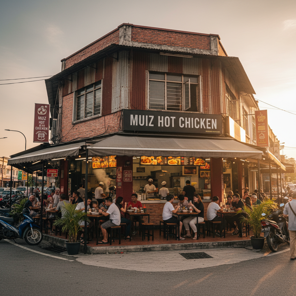 MUIZ HOT CHICKEN RESTAURANT MUAR 1 Muiz Hot Chicken Muar - Ayam Pedas Terunggul