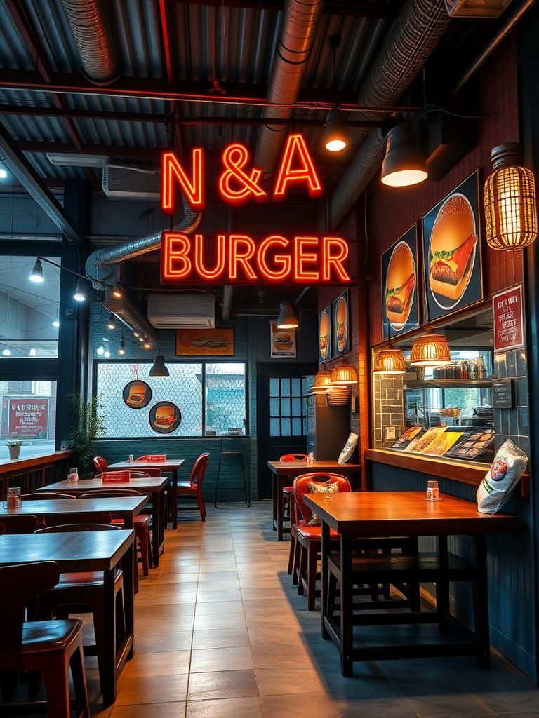 N&A Burger Kampung 1 N&A Burger Kampung