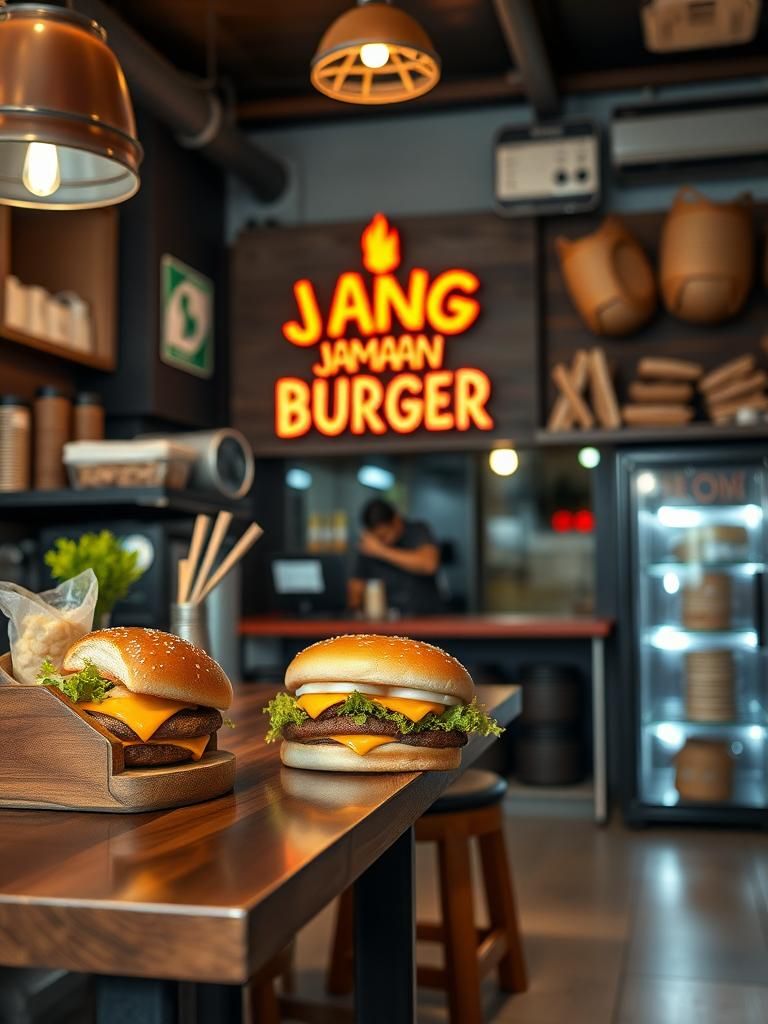 Nang Jamaan Burger