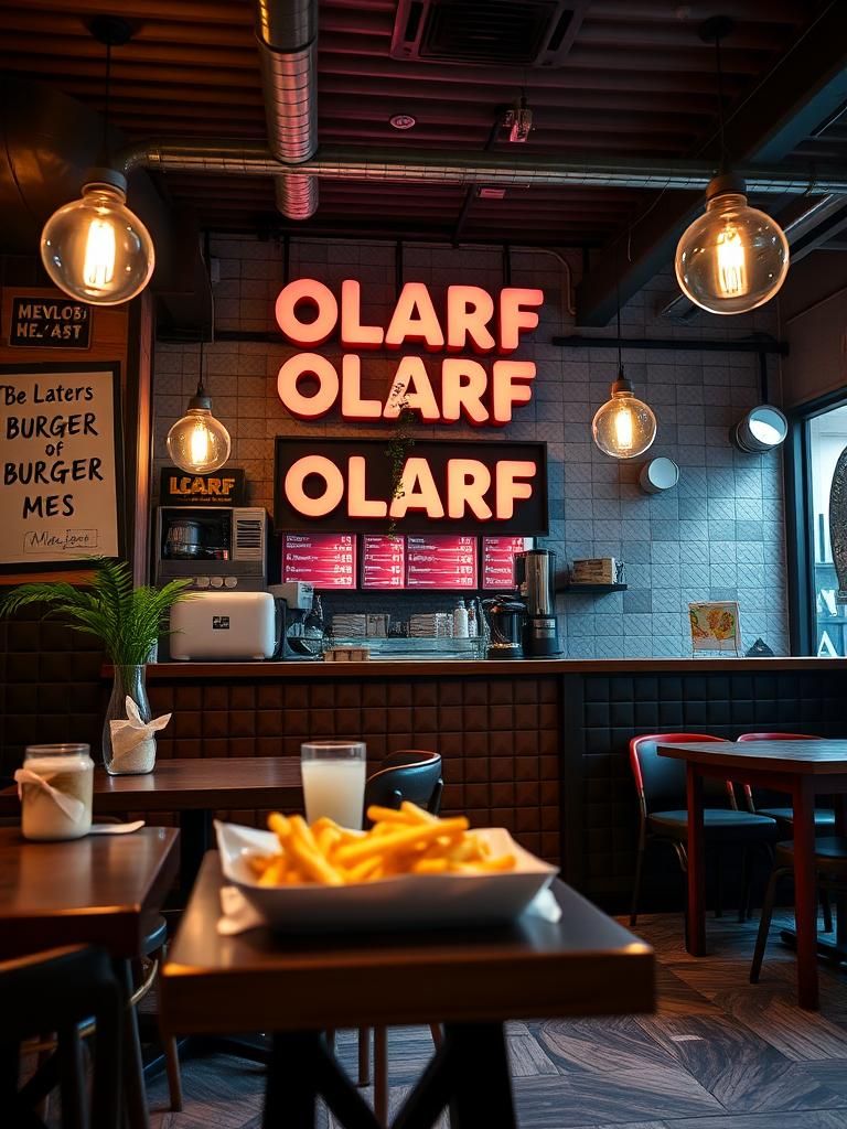 OLARF PORK BURGER 1 OLARF PORK BURGER