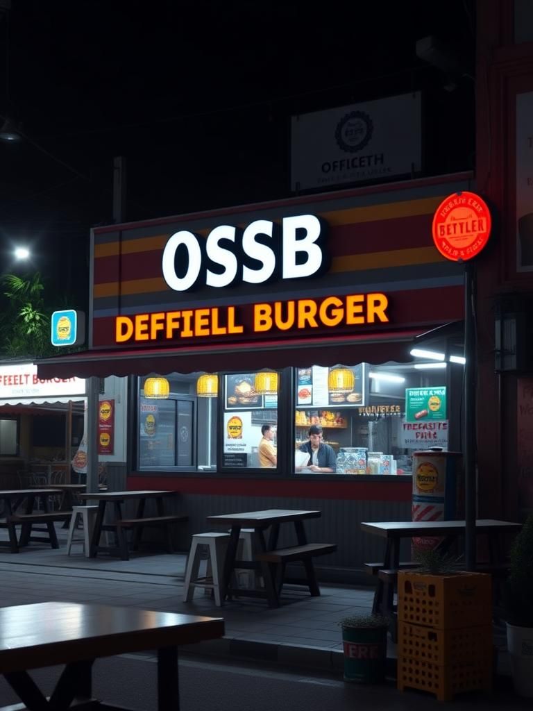 Official Street Burger (OSB) @ Taman Tampoi Indah