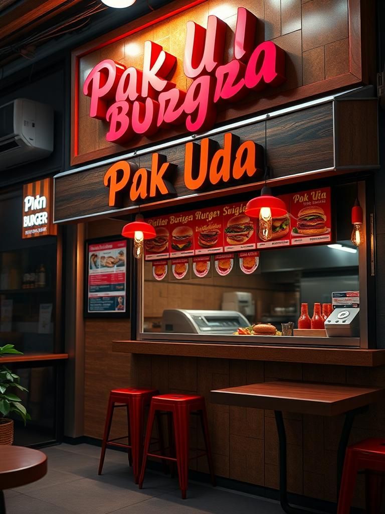 Pak Uda Burger 1 Pak Uda Burger