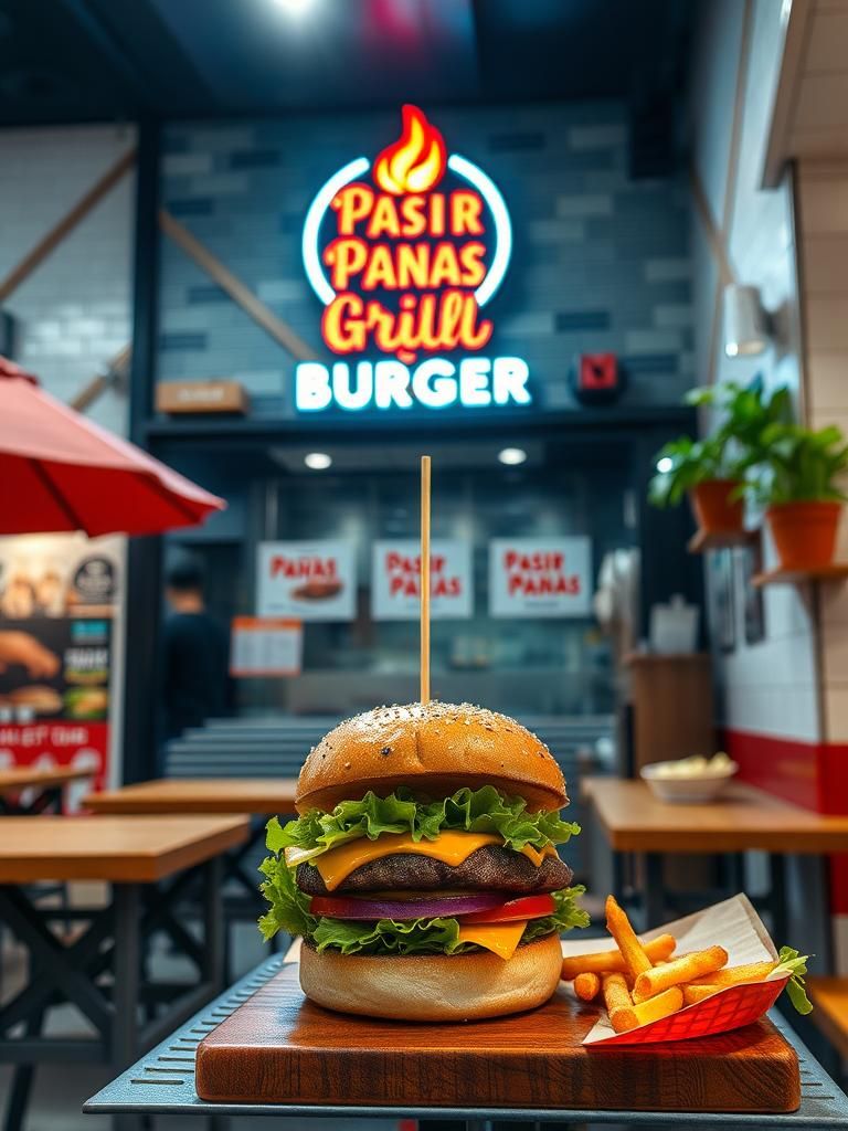 Pasir Panas Grill Burger 1 Pasir Panas Grill Burger